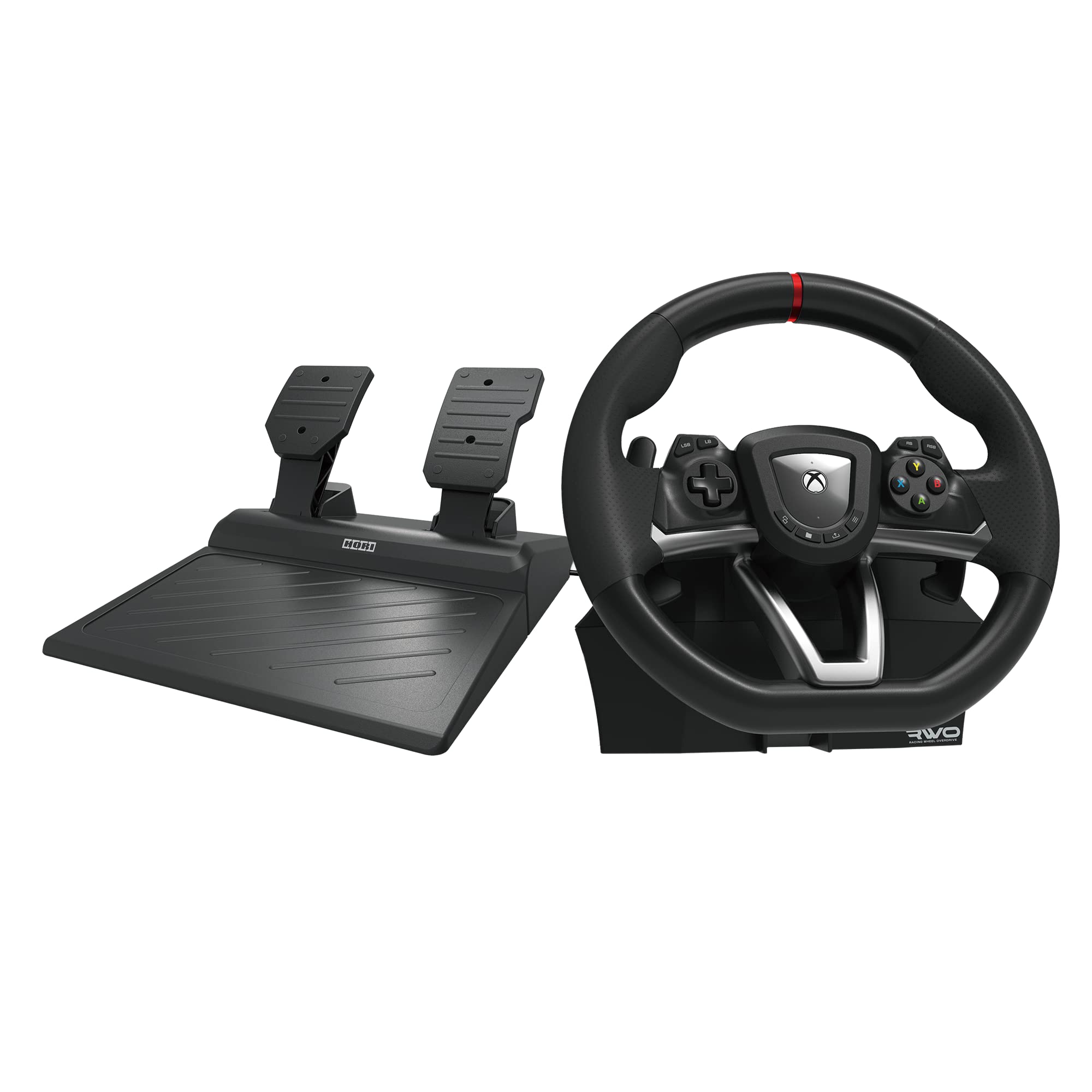 Acc. De Jeux Vidéo Hori Volant + Pédalier Racing Wheel Overdrive Filaire Noir Xbox