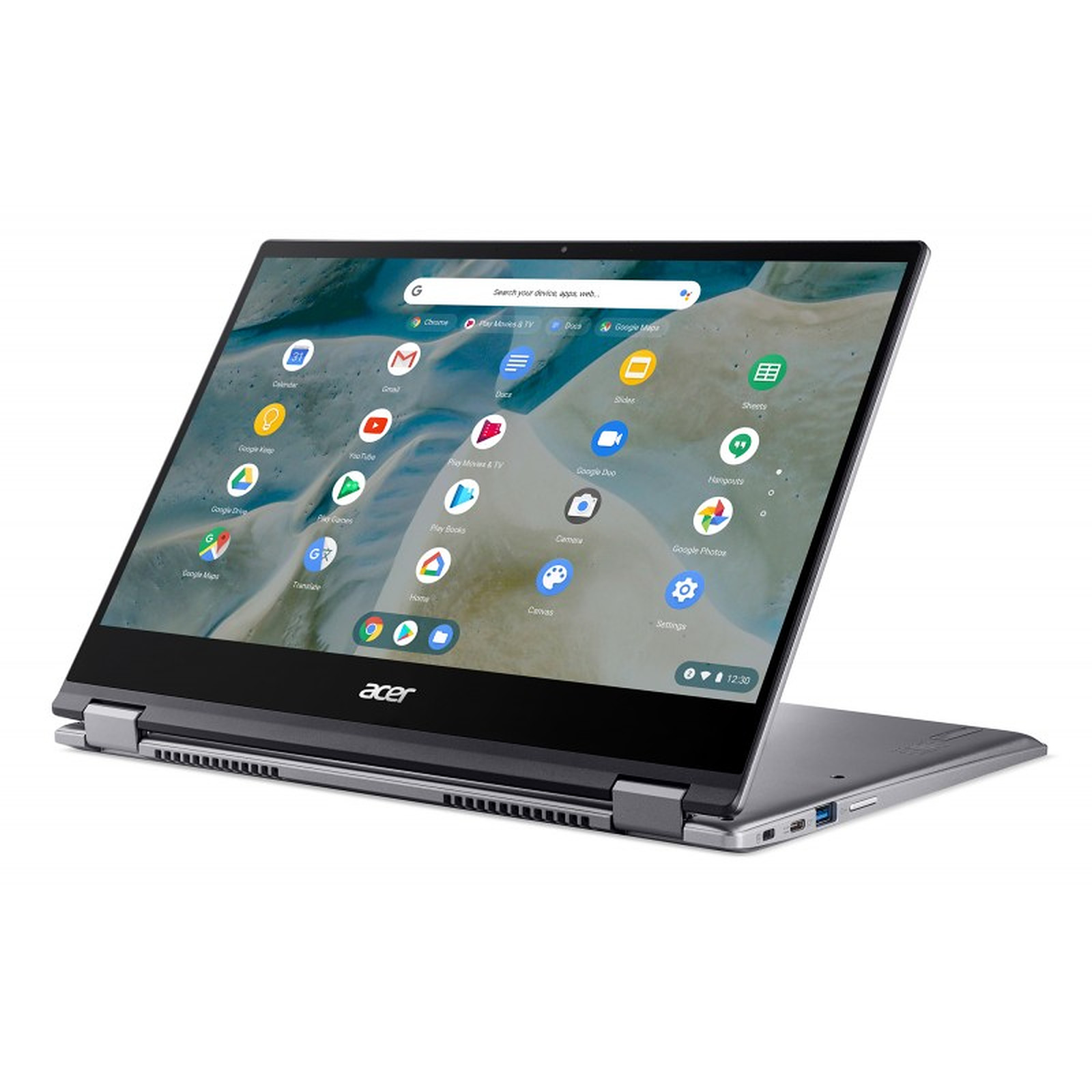 Ordinateurs Portables Acer Chromebook Spin 514 Cp514-1Hh-R126 Amd Ryzen 5 8 Go Ram 128 Go SSD 14"