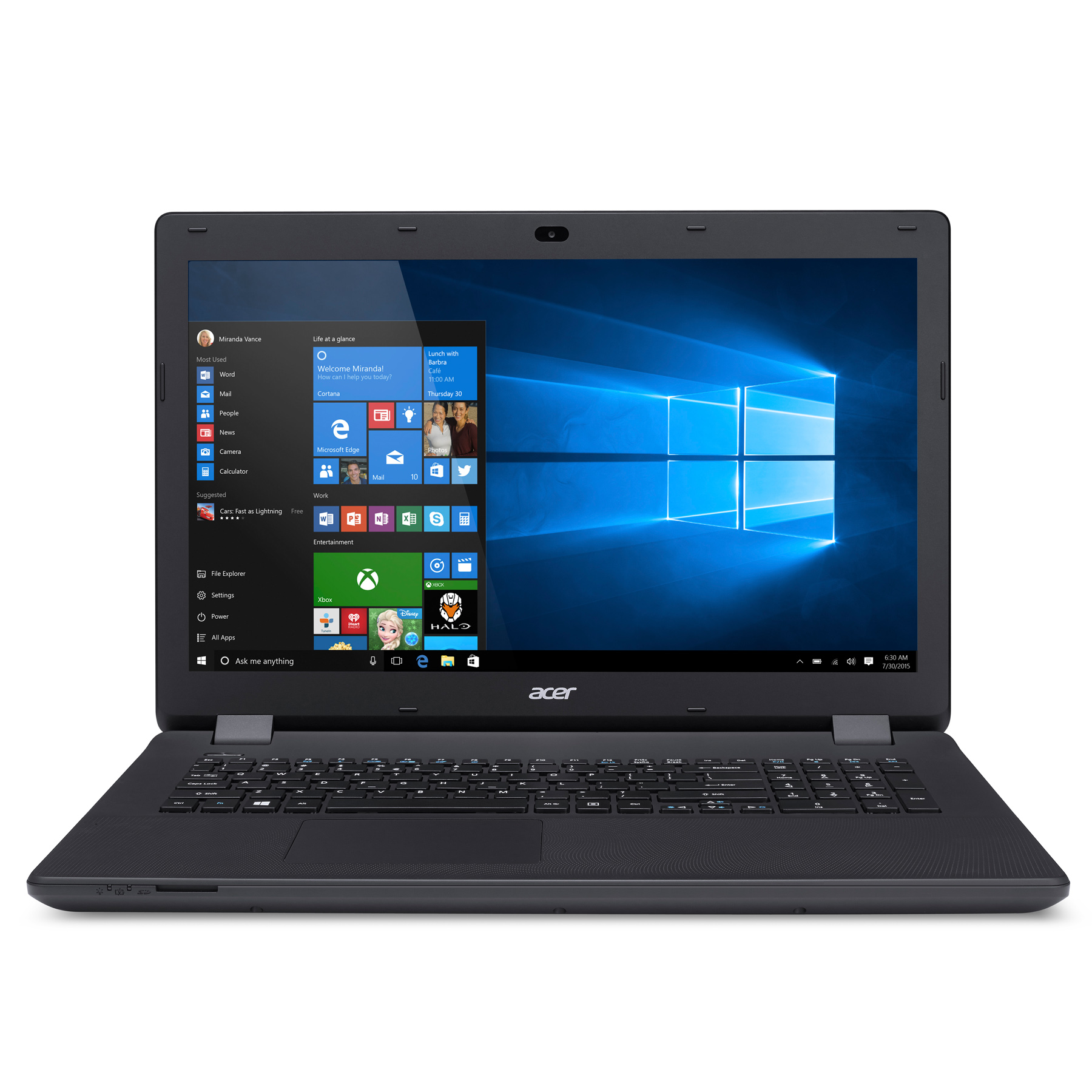 Ordinateurs Portables Acer Aspire Es1-731 Intel Celeron 4 Go Ram 240Go SSD 17.3"
