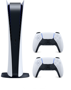 Console Sony PS5 Blanc 825Go + 2 Manettes