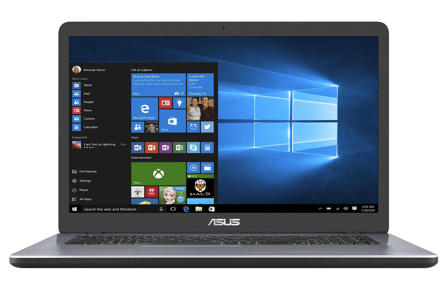 Ordinateurs Portables Asus Vivobook X705Qa-X705Qa Amd A 8 Go Ram 1To Hdd 128Go SSD 17.3"