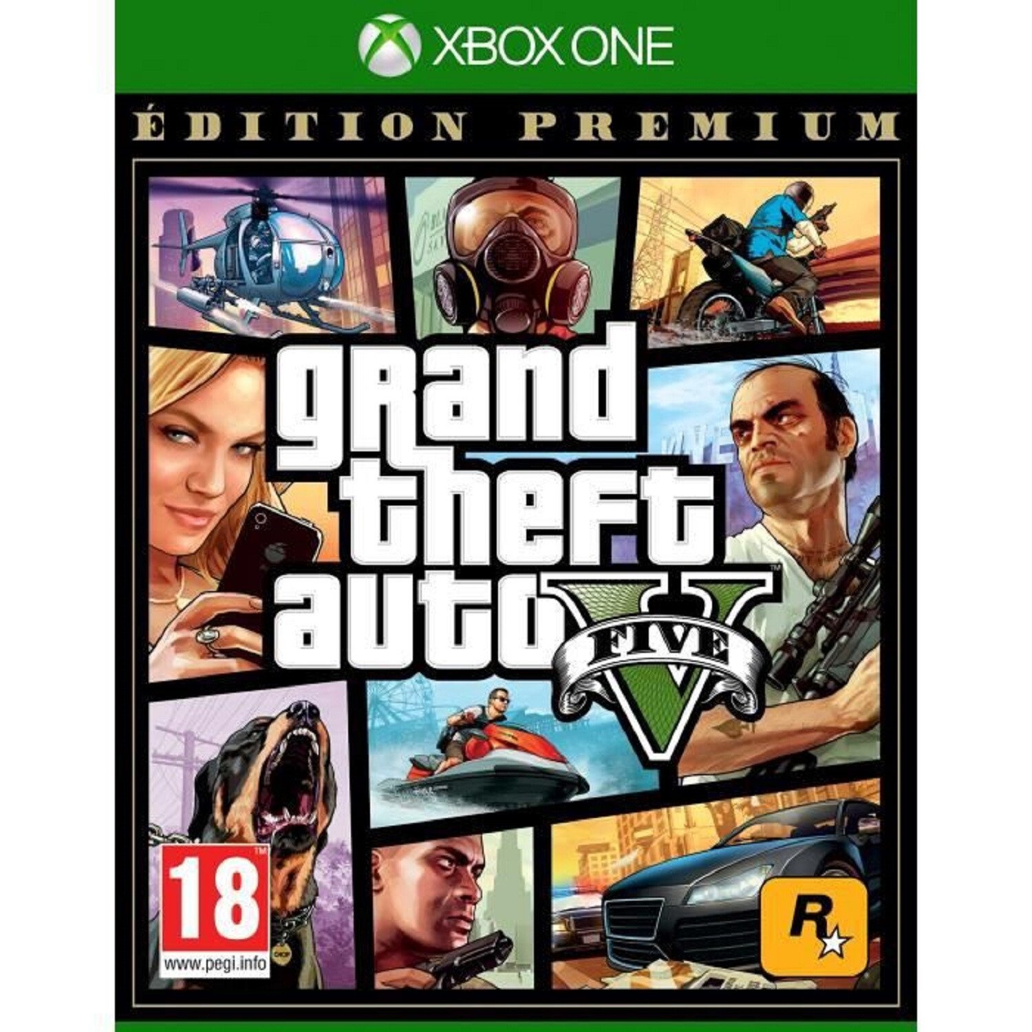 Jeux Vidéo Grand Theft Auto V (Gta 5) Edition Premium Online Xbox One