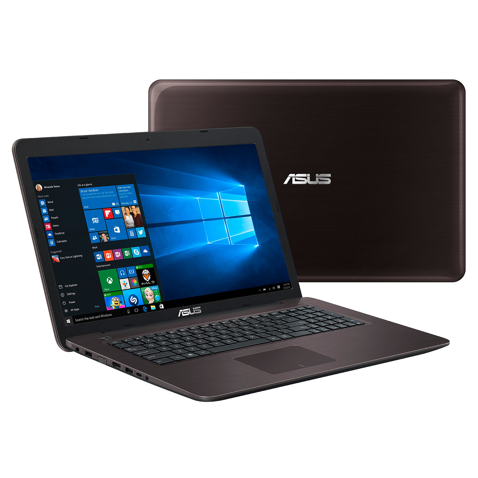 Ordinateurs Portables Asus X756Uv i7 8 Go Ram 240Go SSD 17.3"