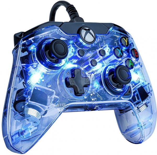 Acc. De Jeux Vidéo Pdp Manette Filaire Transparent Afterglow Xbox One