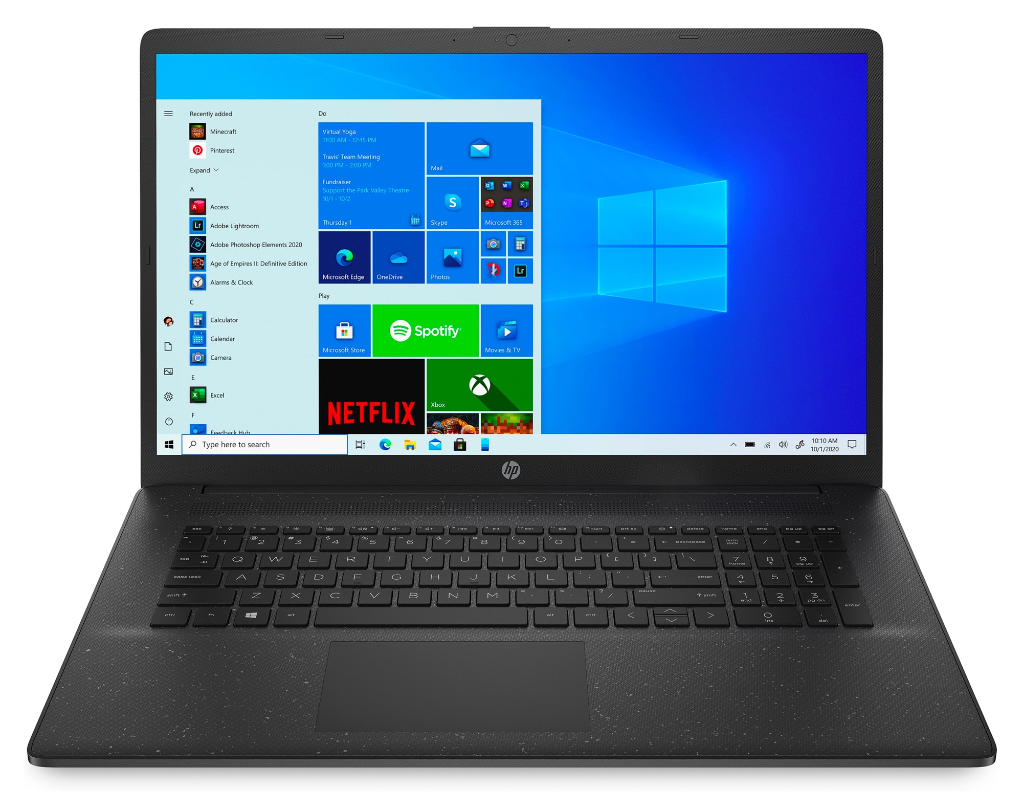 Ordinateurs Portables HP 17-Cn0496Nf Celeron 4 Go Ram 128Go SSD 17.3"