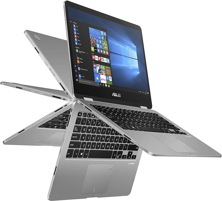 Ordinateurs Portables Asus Vivobook Tp401Mar-Tp401Ma Intel Pentium 4 Go Ram 63 Go SSD 14"