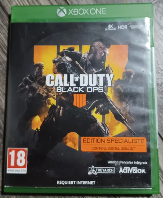 Jeux Vidéo Call Of Duty Black Ops 4 Edition Specialiste Xbox One