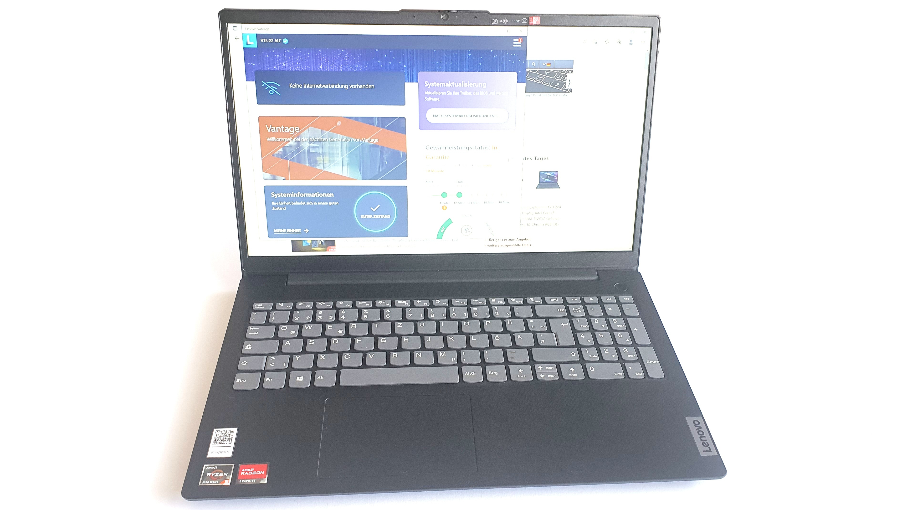 Ordinateurs Portables Lenovo V15 G2 Alc 82Kd Amd Ryzen 5 8 Go Ram 256 Go SSD 15.4"