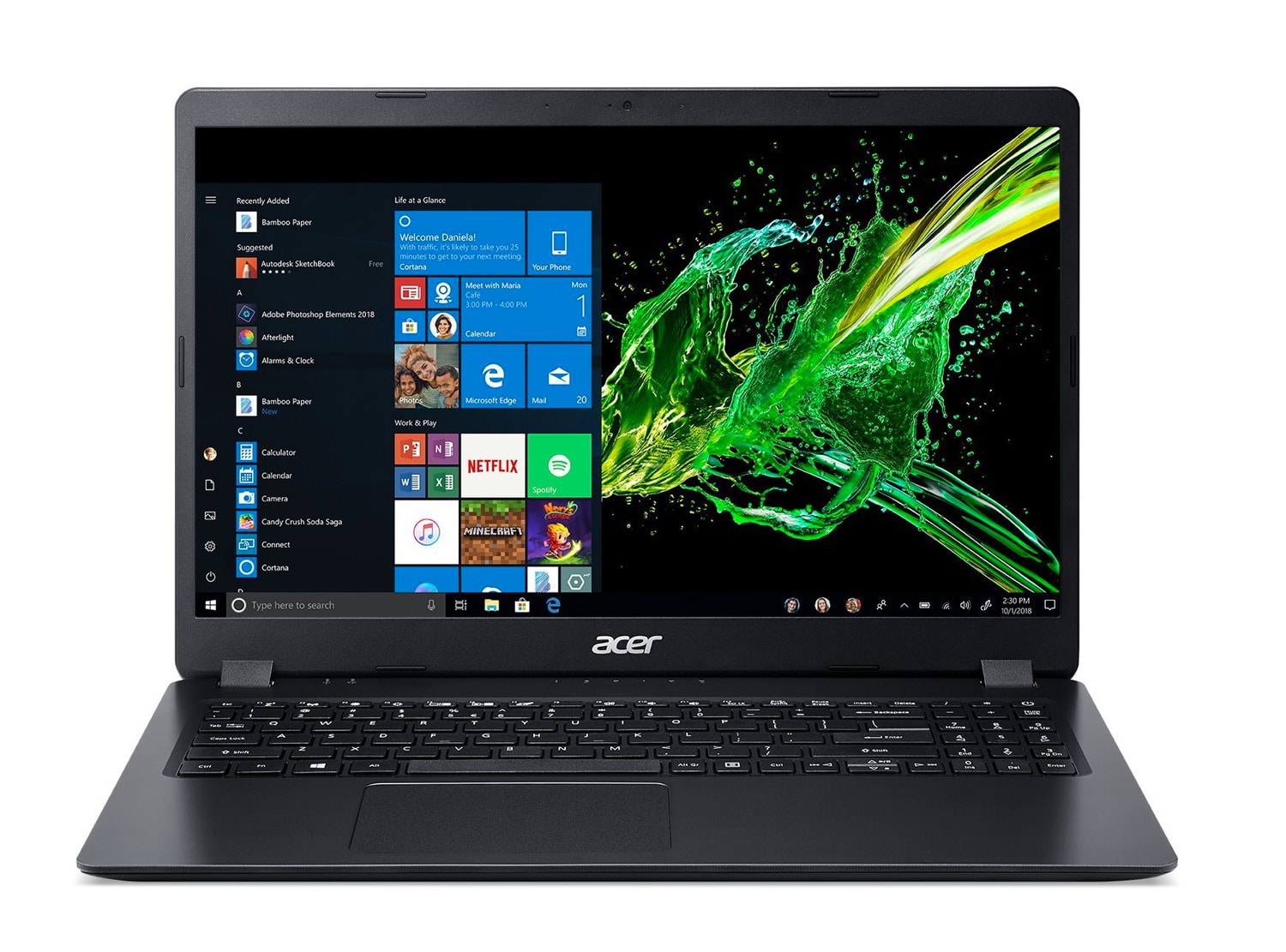 Ordinateurs Portables Acer Aspire 3 A315-34-C16W Intel Celeron 4 Go Ram 128Go SSD 15.6"