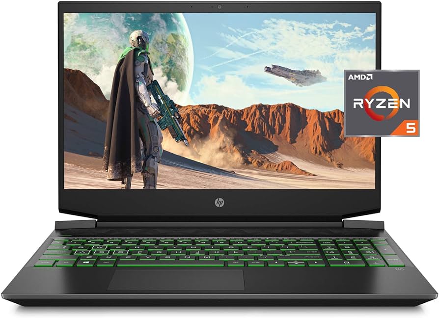 Ordinateurs Portables HP Pavilion Gaming 15-Ec1Xxx Amd Ryzen 5 8 Go Ram 512 Go SSD 15.4"
