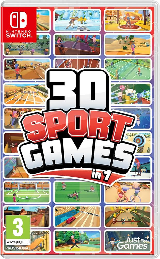 Just For Games Jeux Vidéo 30 Sport Games In 1 Switch