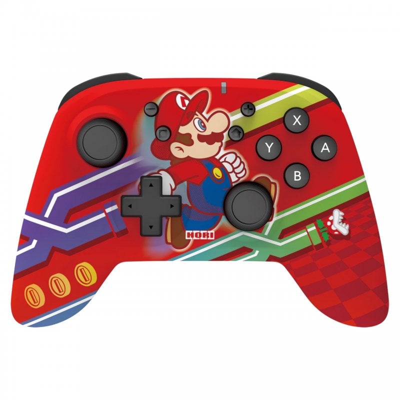 Acc. De Jeux Vidéo Hori Manette Sans Fil Rouge Mario Switch
