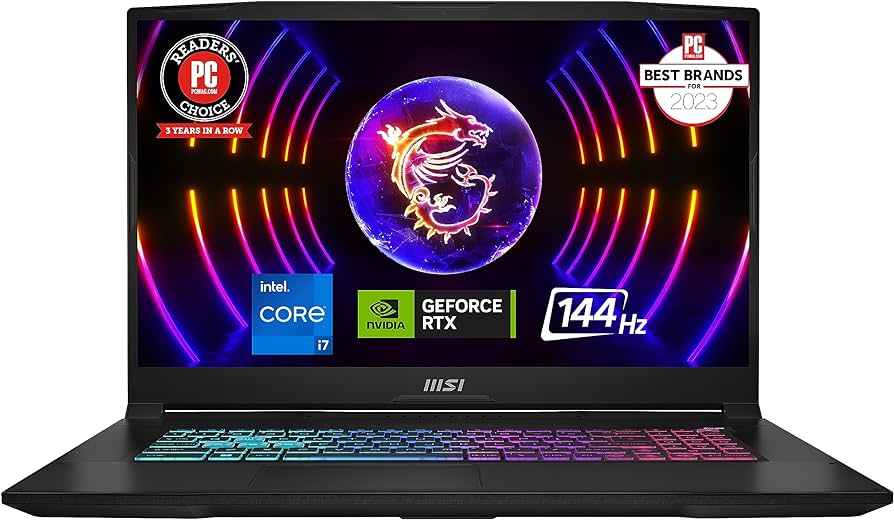 Ordinateurs Portables Msi Katana 17 B12Ucxk i7 16 Go Ram 512Go SSD 17.3"