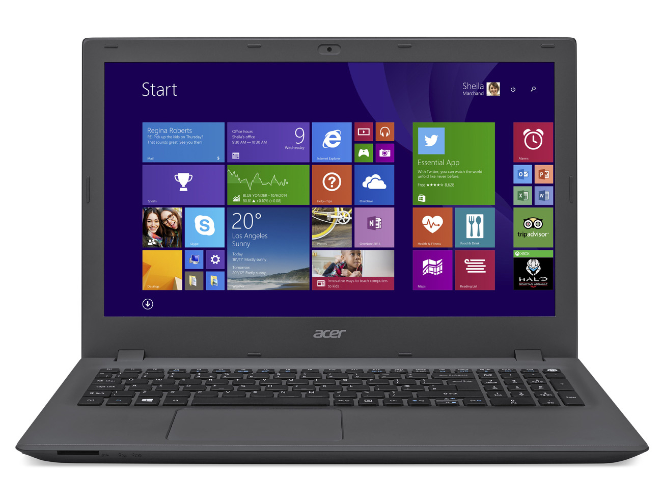 Ordinateurs Portables Acer Aspire E5-573G Intel Pentium 8 Go Ram 256 Go SSD 15.4"
