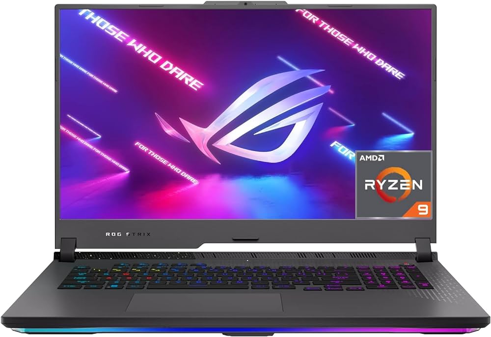 Ordinateurs Portables Asus Rog Strix G17-G713P-Hx110W Amd Ryzen 9 16 Go Ram 512Go SSD 17.3"