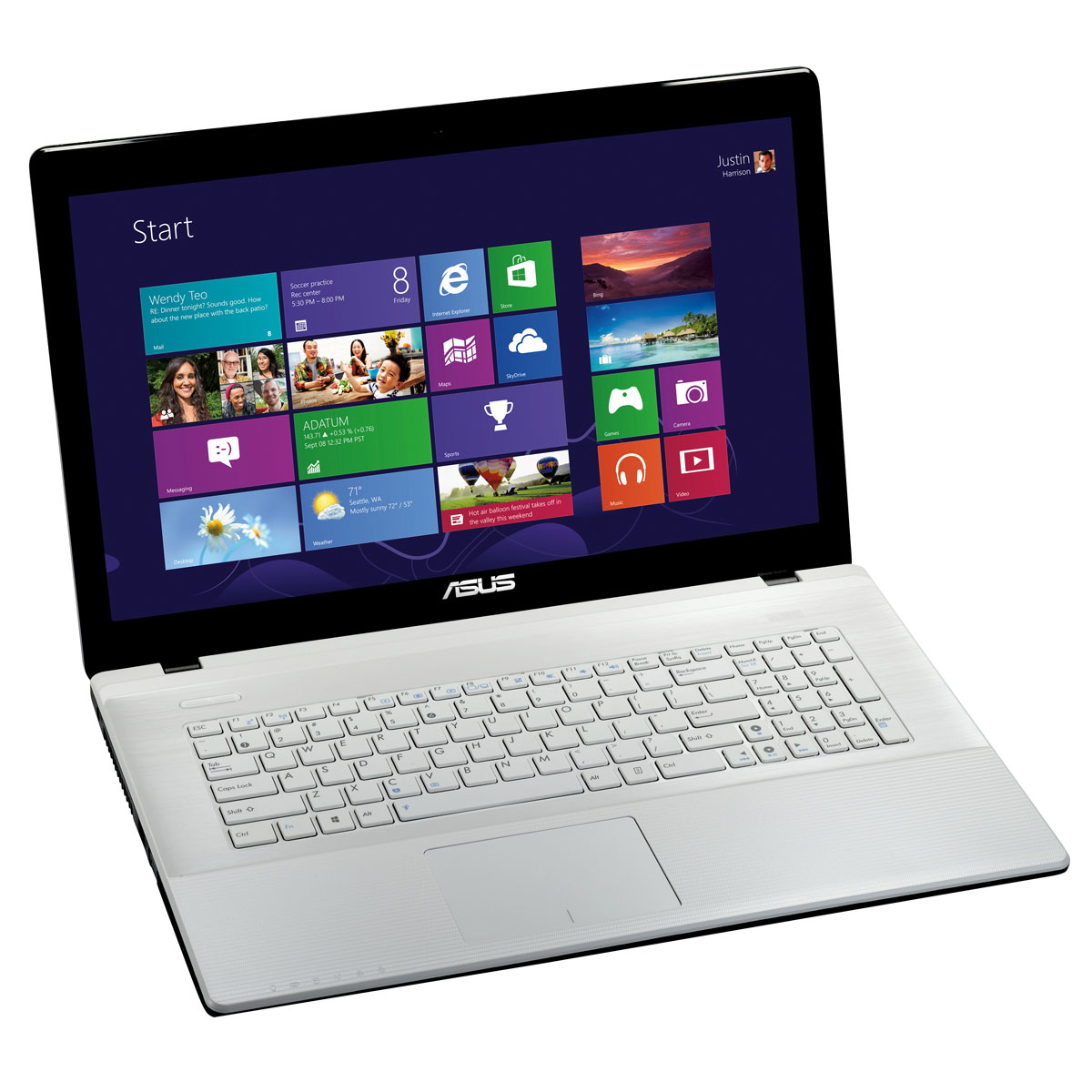 Ordinateurs Portables Asus X75Vc i5 8 Go Ram 250Go SSD 17.3"