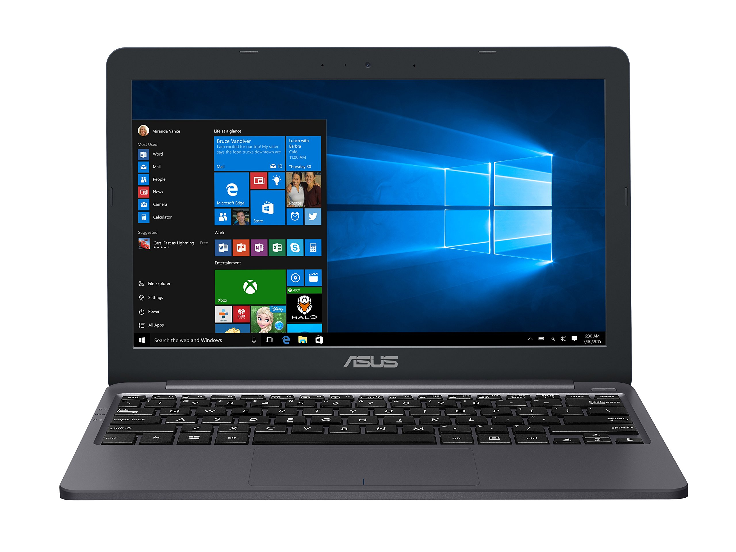 Ordinateurs Portables Asus Vivobook E203Nas-E203Na Intel Celeron 4 Go Ram 63Go SSD 11.6"