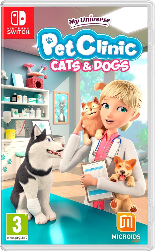 Microids Jeux Vidéo Pet Clinic Cats Et Dogs Switch