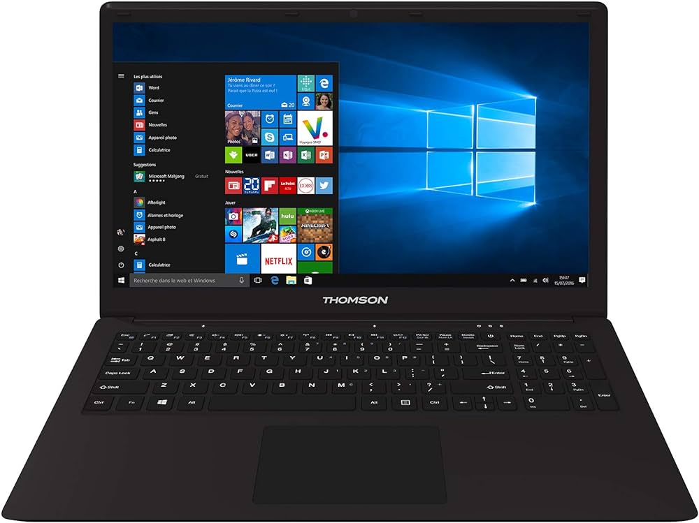 Ordinateurs Portables Thomson Neo15A4Bk32N500 Intel Celeron 4 Go Ram 500 Go Hdd 15.4"