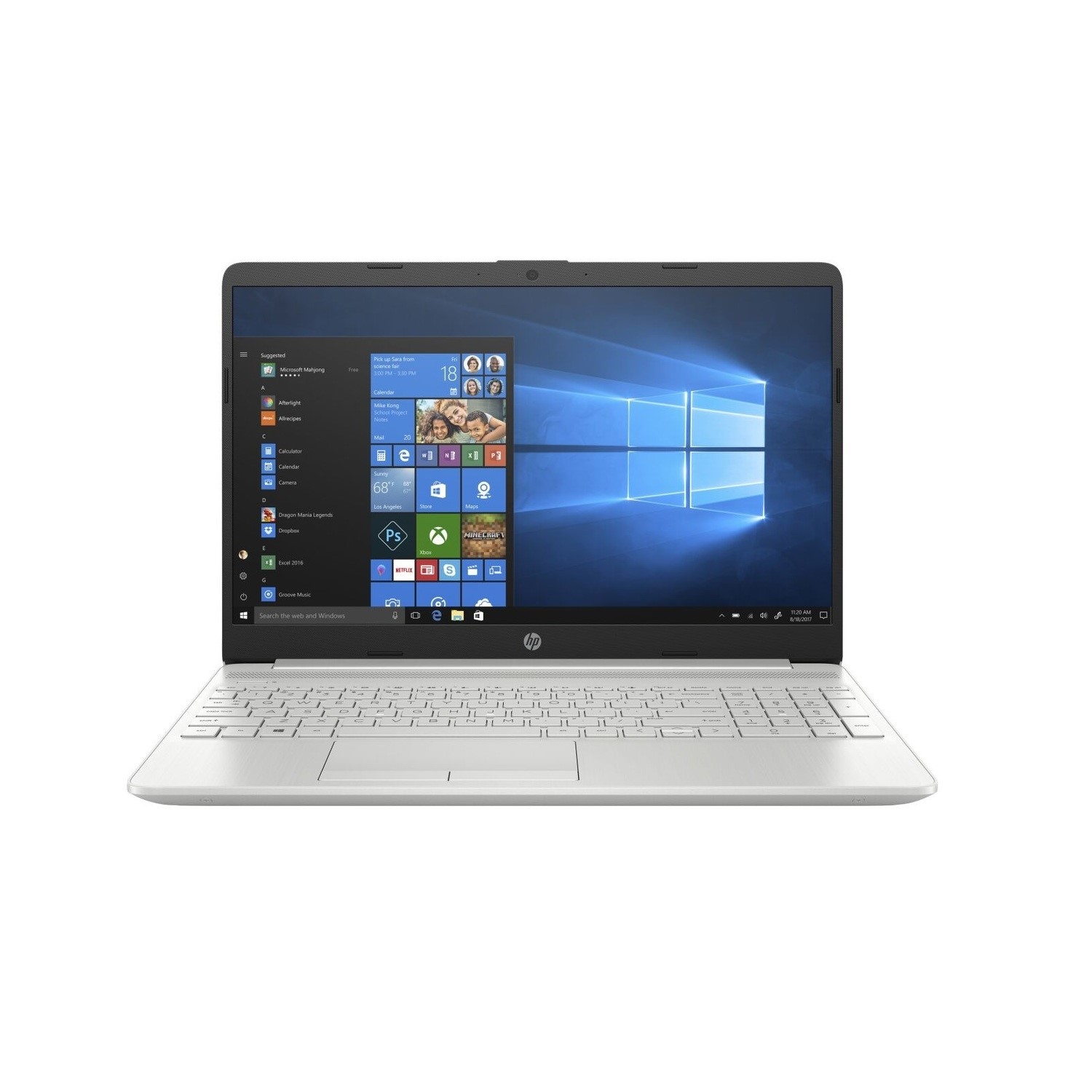 Ordinateurs Portables HP 15-Dw0Xxx I3 4 Go Ram 1 To Hdd 128 Go SSD 15.4"