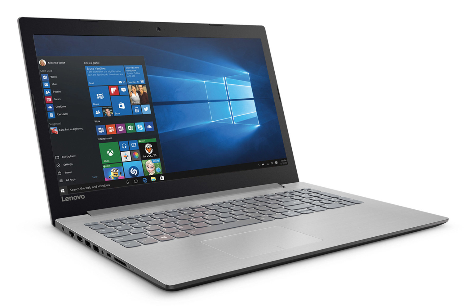 Ordinateurs Portables Lenovo Ideapad 320-15Ast (S1Mt) Amd A 8 Go Ram 500 Go Hdd 15.4"