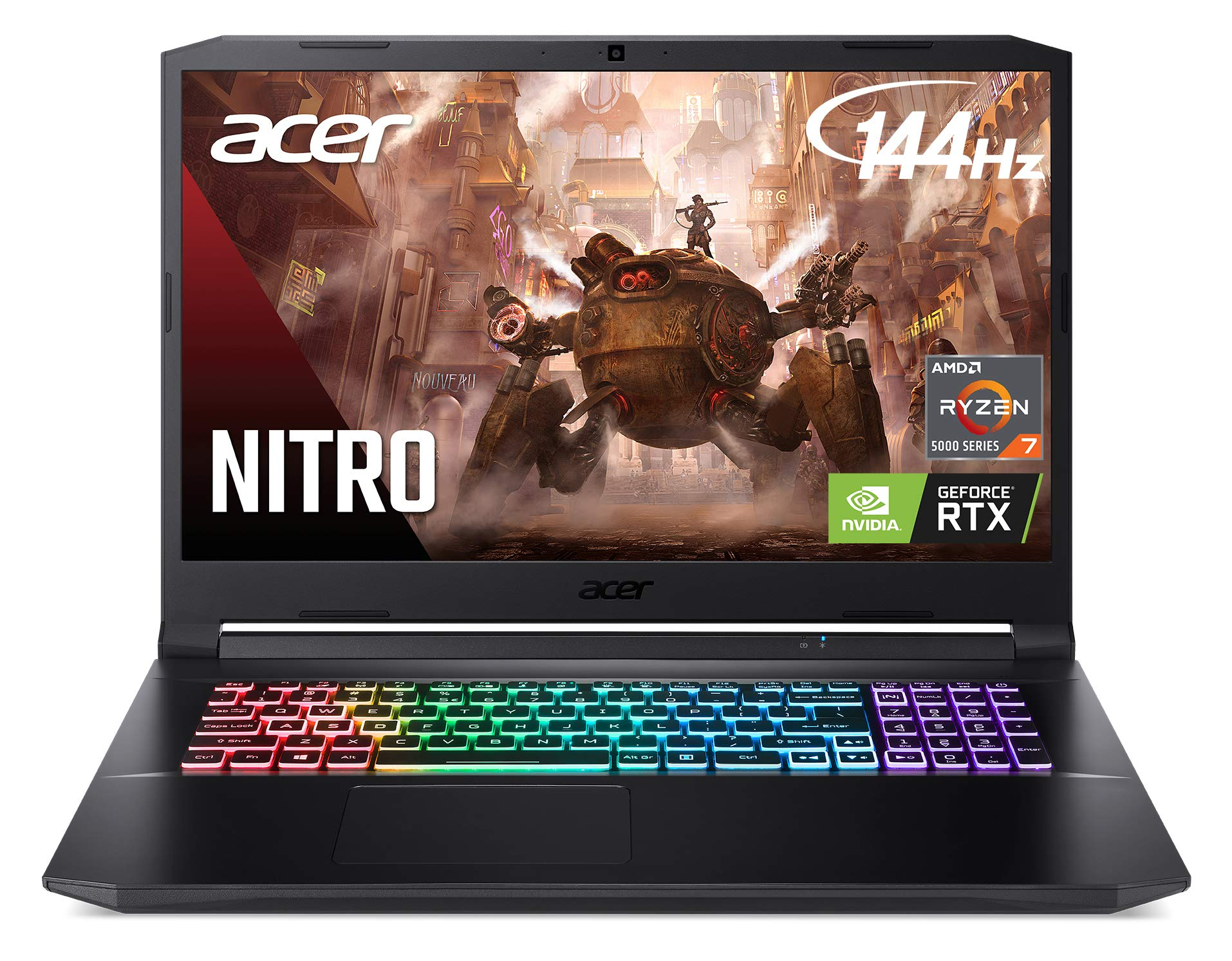 Ordinateurs Portables Acer Nitro An517-41 Amd Ryzen 7 16 Go Ram 512Go SSD 17.3"