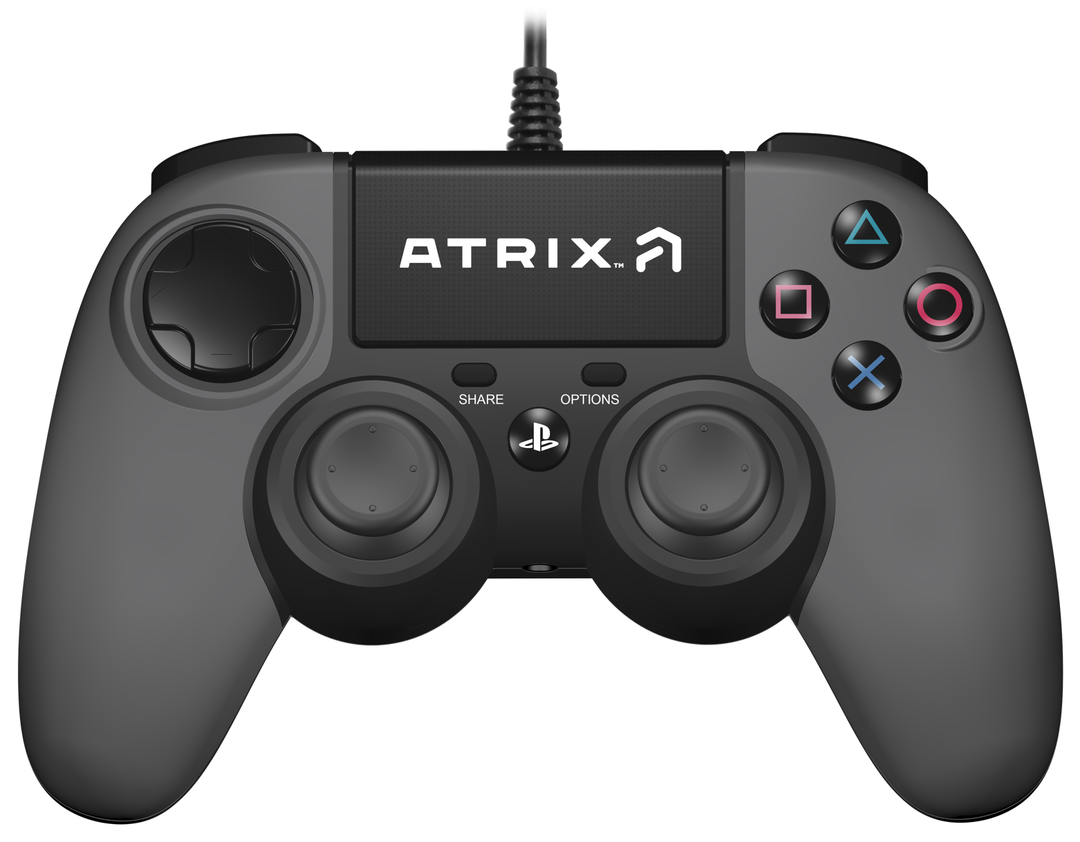 Acc. De Jeux Vidéo Atrix Manette Filaire Gris PS4