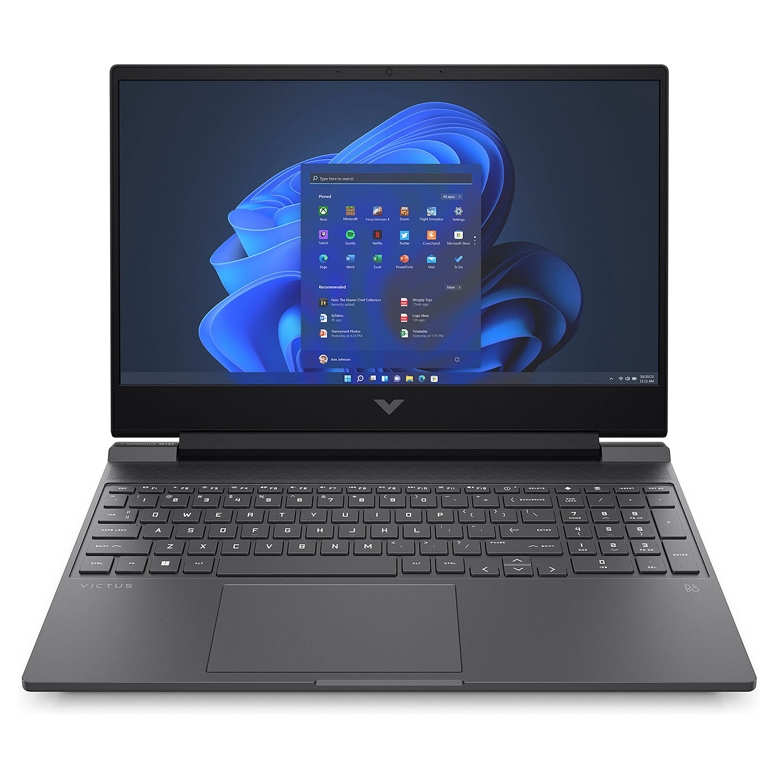 Ordinateurs Portables HP Victus 15-Fb0198Nf Amd Ryzen 5 16 Go Ram 512 Go SSD 15.4"