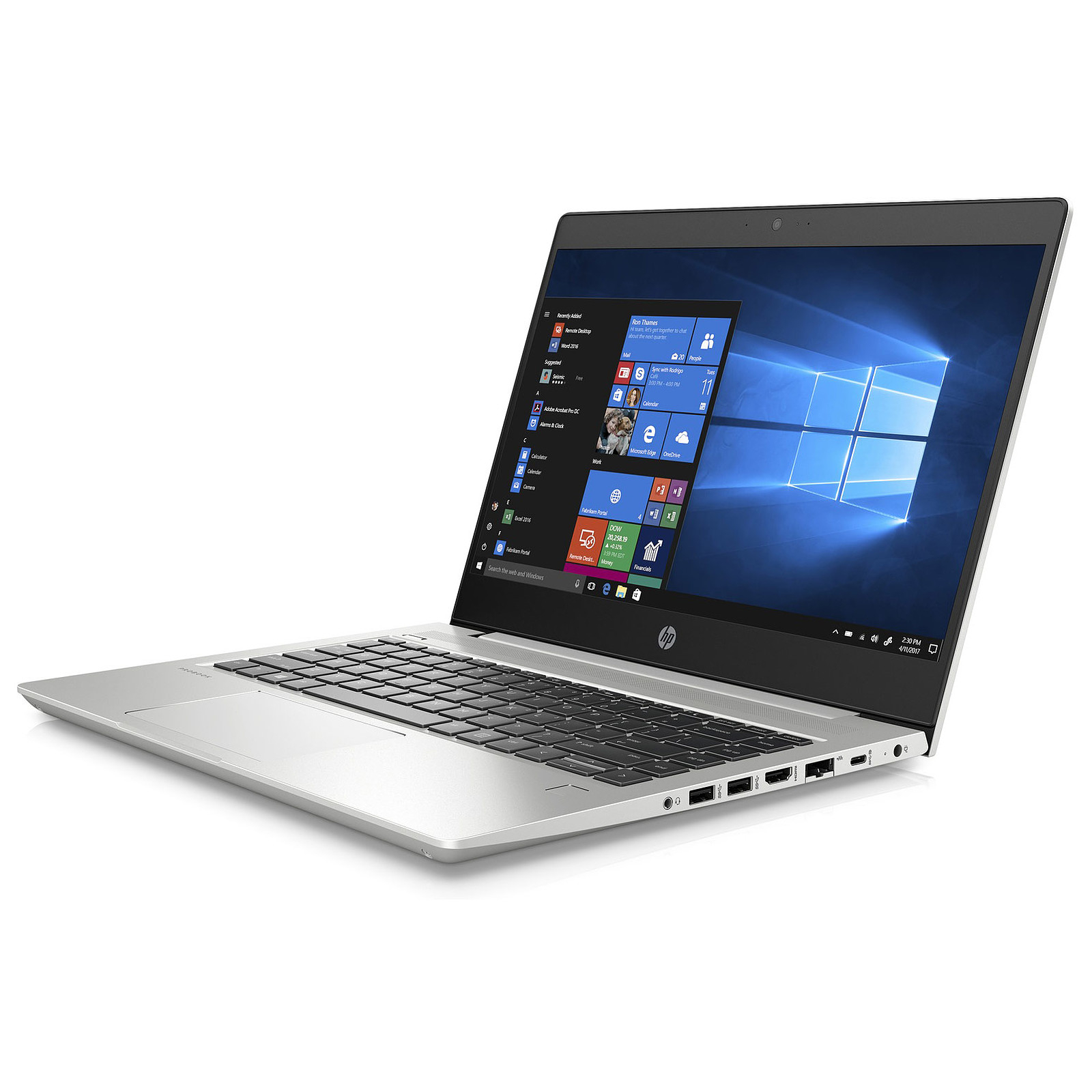Ordinateurs Portables HP Probook 455R G6 Amd Ryzen 5 8 Go Ram 256 Go SSD 15.4"