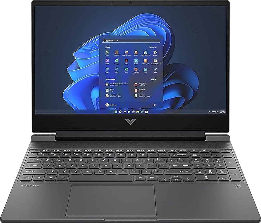 Ordinateurs Portables HP Victus Gaming 15-Fb0219Nf Amd Ryzen 5 16 Go Ram 512 Go SSD 15.4"
