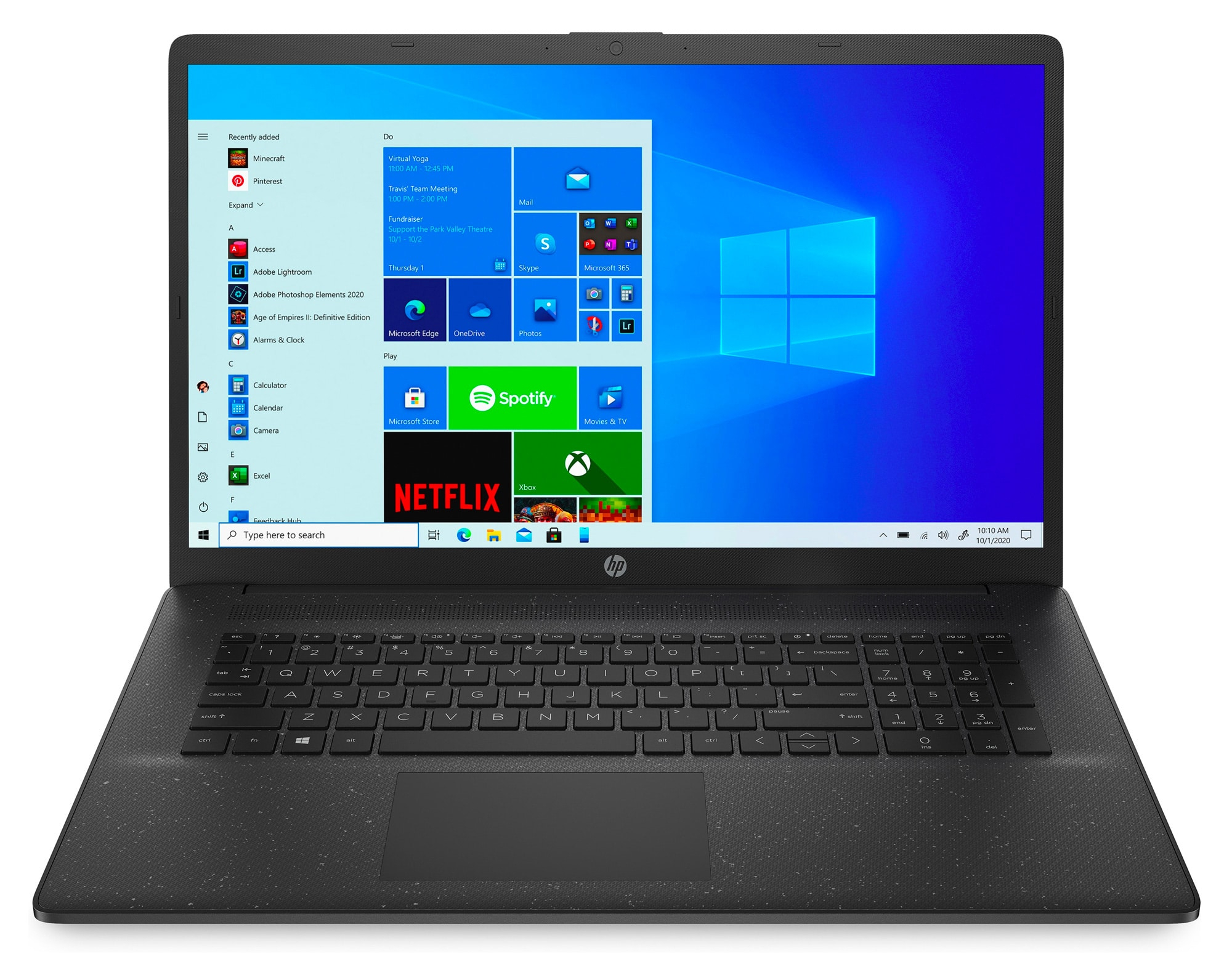 Ordinateurs Portables HP 17-Cp0023Nf AMD Ryzen 5 8 Go Ram 512Go SSD 17.3"