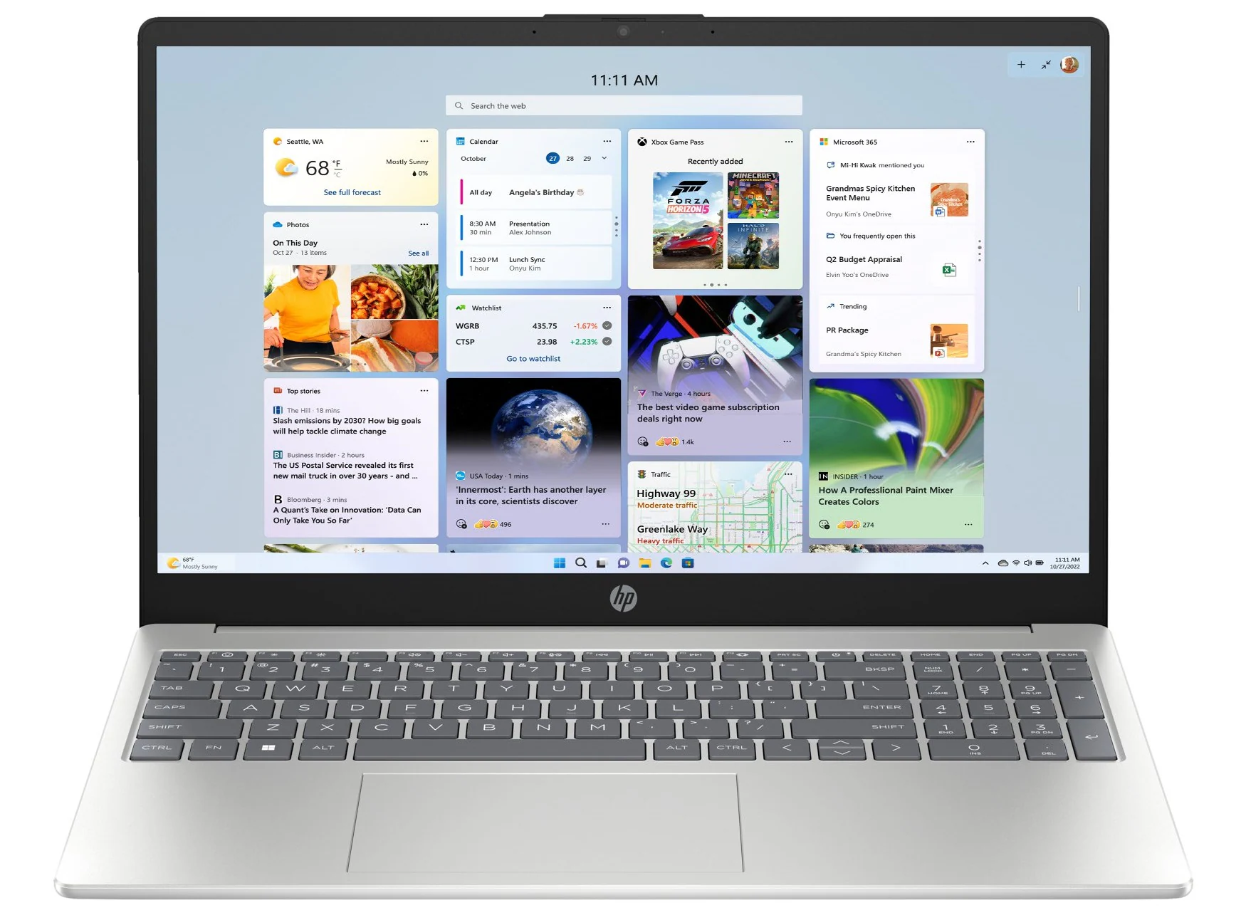 Ordinateurs Portables HP 15-Fd0088Nf I3 8 Go Ram 512 Go SSD 15.6"