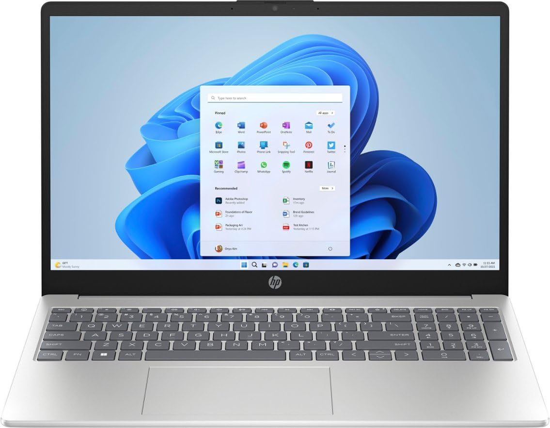 Ordinateurs Portables HP 15-Fc0Xxx Amd Ryzen 3 8 Go Ram 512 Go SSD 15.4"