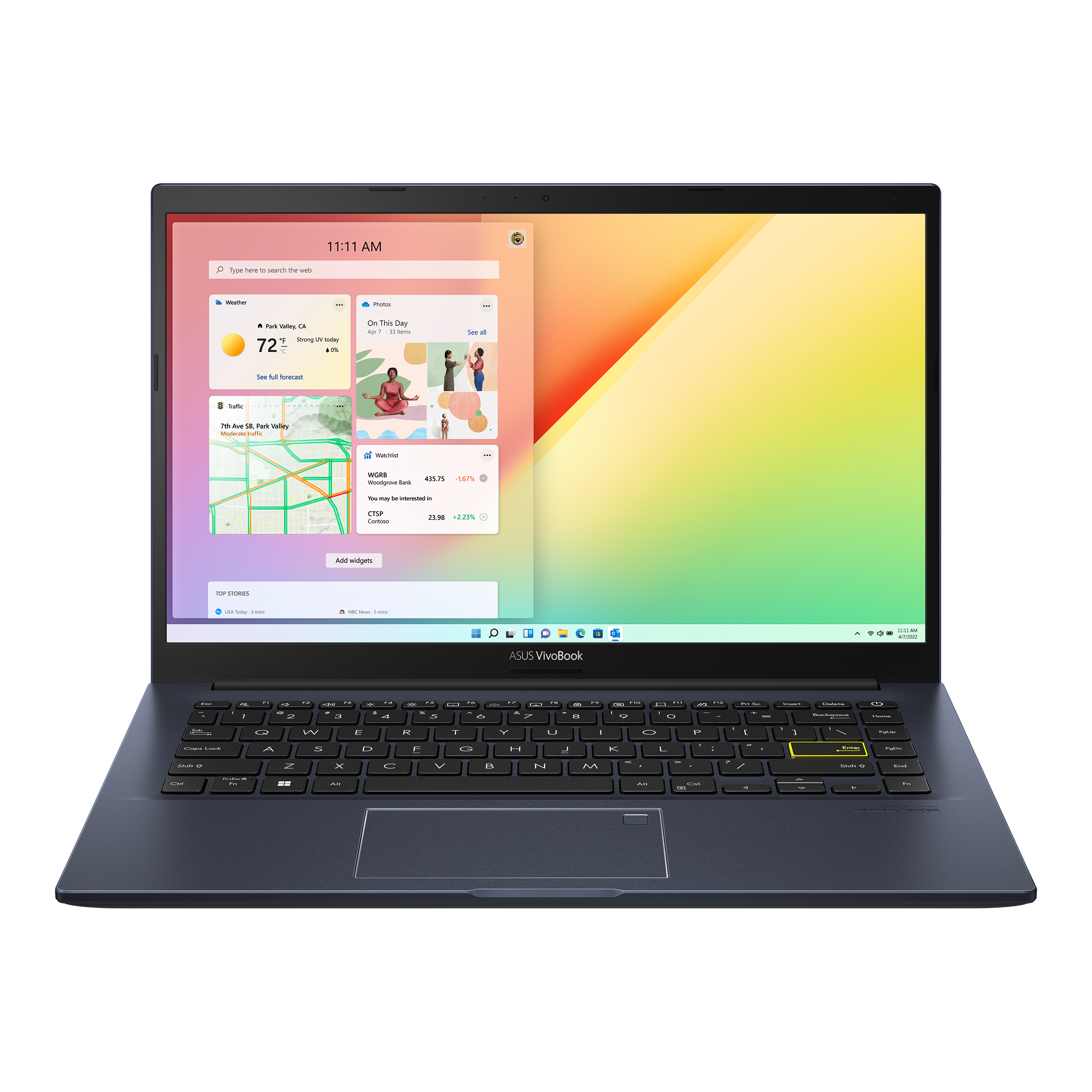 Ordinateurs Portables Asus Vivobook X421Eay-X413Ea I3 4 Go Ram 512 Go SSD 13.9"