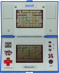 Console Nintendo Game & Watch Gold Cliff Bleu