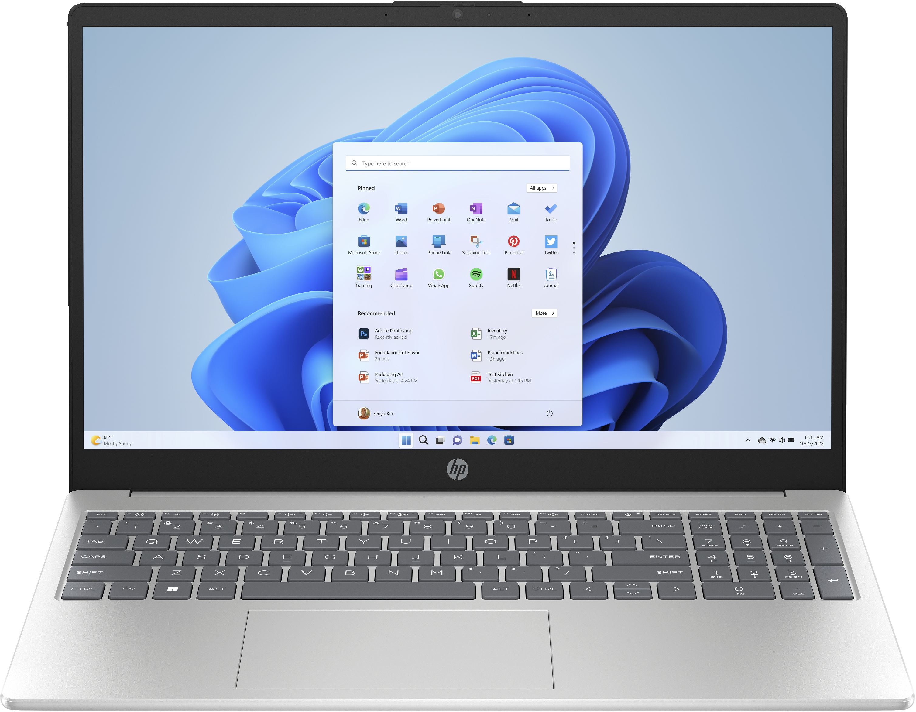 Ordinateurs Portables HP 15-Fc0058Nf Amd Ryzen 5 8 Go Ram 512 Go SSD 15.6"