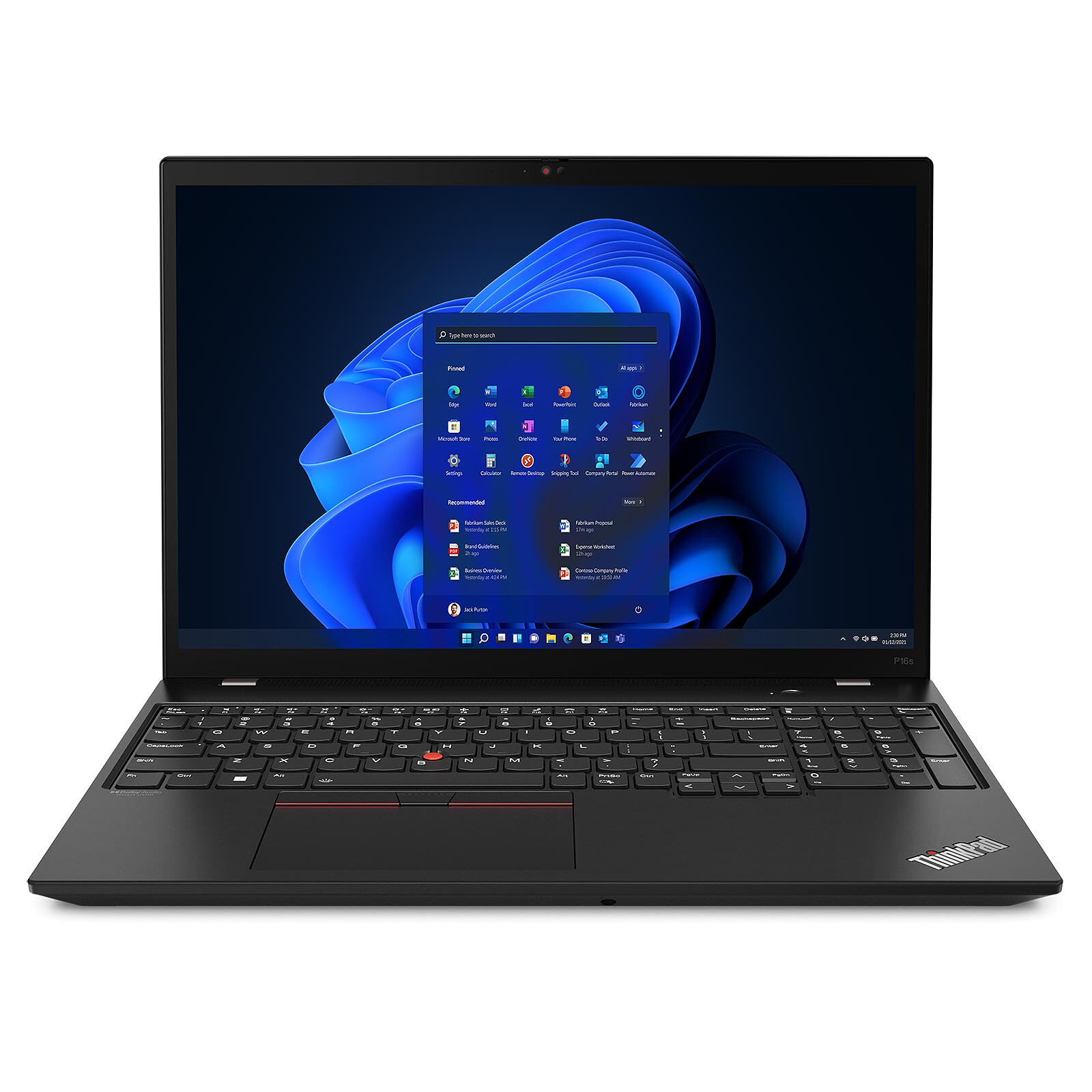 Ordinateurs Portables Lenovo Thinkpad P16S Gen 2 (21Hk000Mfr) i7 16 Go Ram 512Go SSD 16"