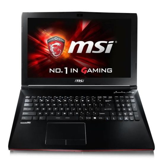 Ordinateurs Portables Msi Gp62 6Qe-810Fr i7 8 Go Ram 1 To Hdd 128 Go SSD 15.4"