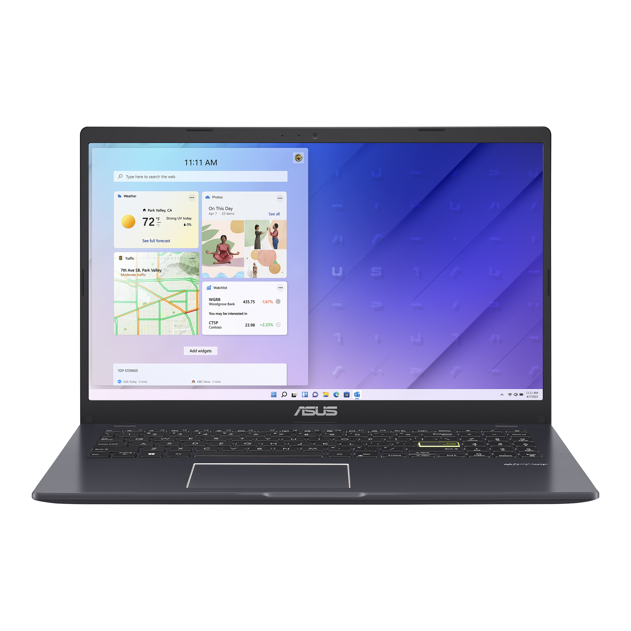 Asus Vivobook E510Mab-E510Ma Intel Celeron 8 Go Ram 256Go SSD 15.4"