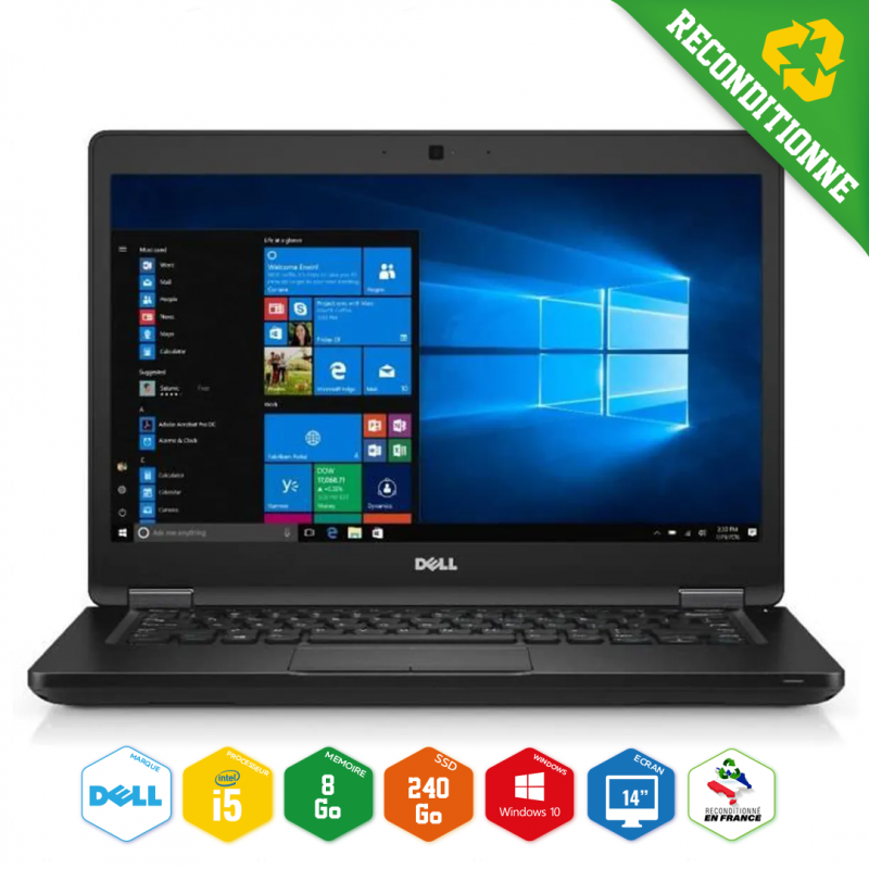Ordinateurs Portables Dell Latitude 5480 i5 12 Go Ram 128Go SSD 13.9"