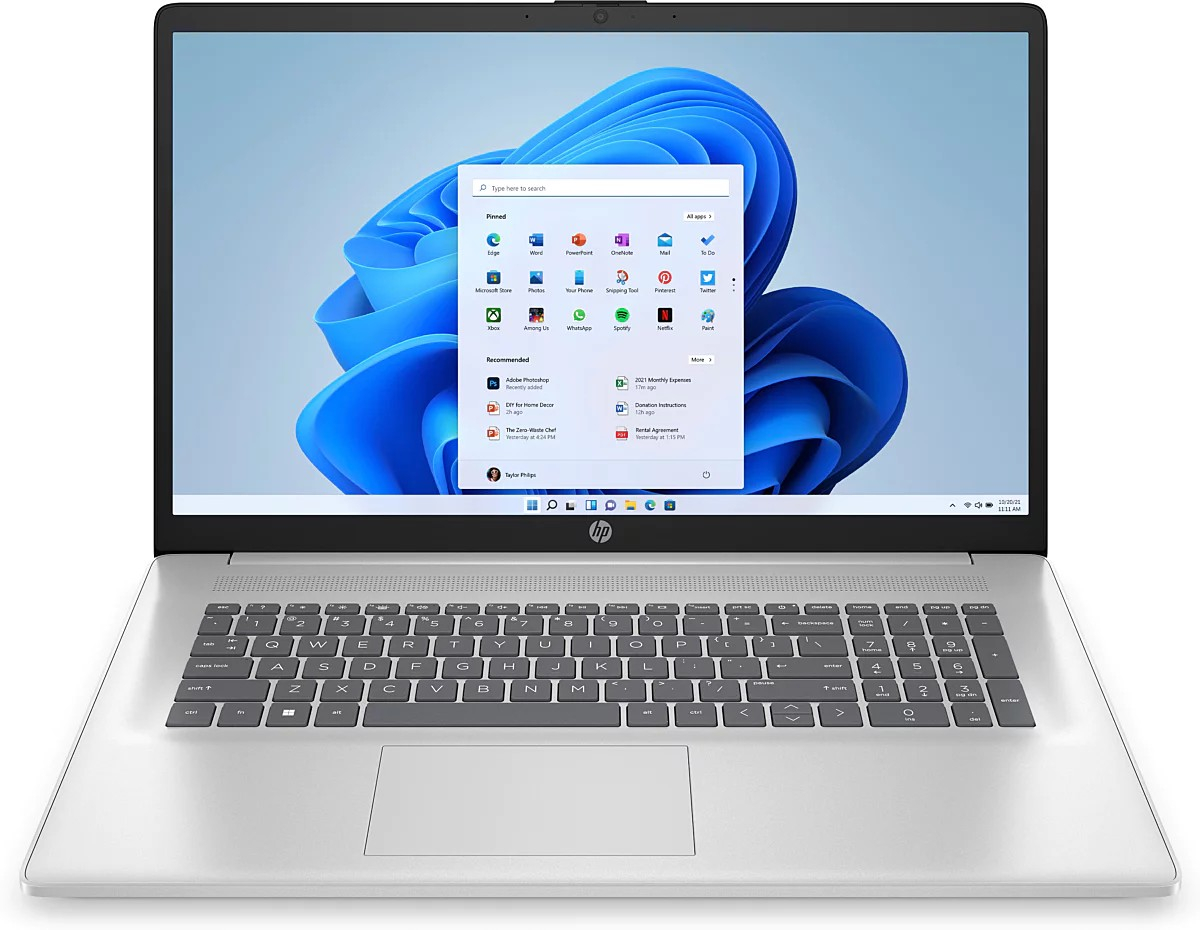 Ordinateurs Portables HP 17-Cn0025Nf Intel Celeron 4 Go Ram 128 Go SSD 17"