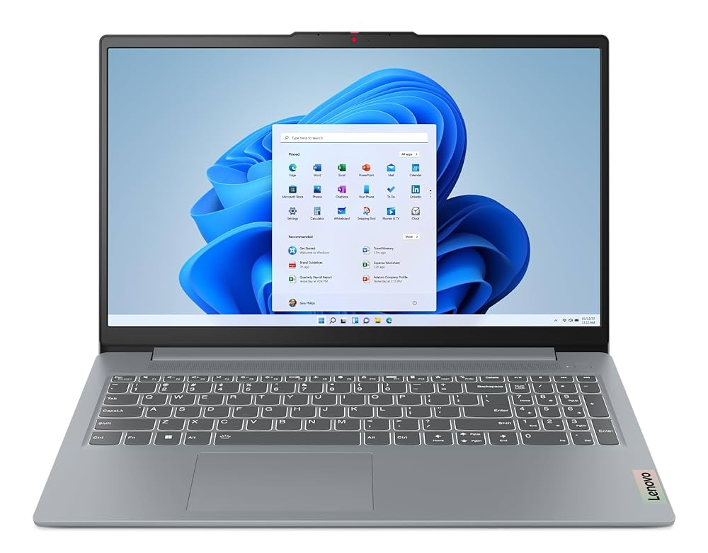 Ordinateurs Portables Lenovo Ideapad Slim 3 83N3 Qualcomm Snapdragon 16 Go Ram 512 Go SSD 15.4"