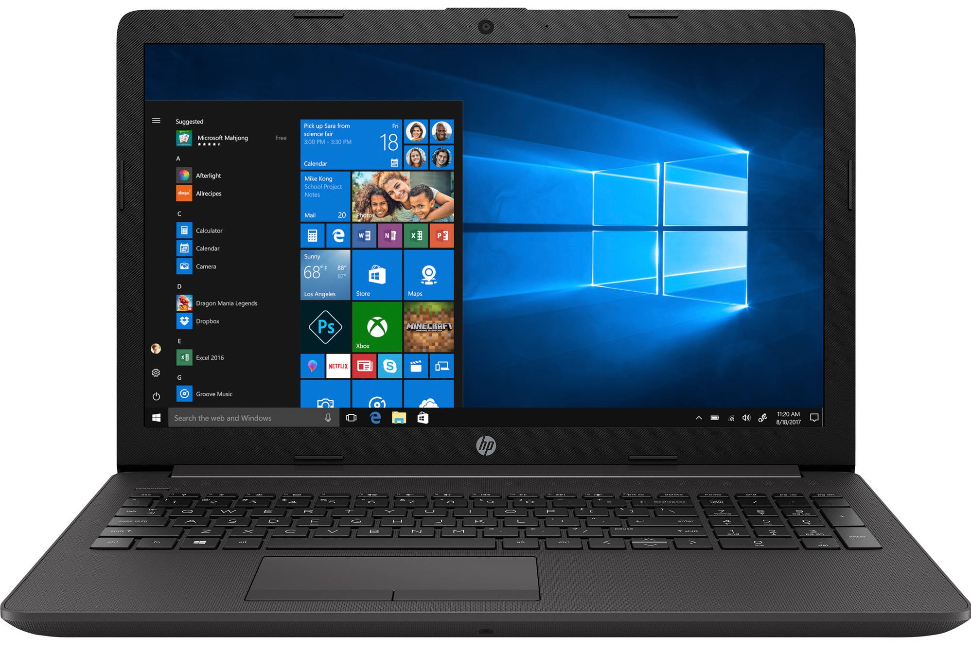 Ordinateurs Portables HP 250 G7 I3 8 Go Ram 500Go SSD 15.4"