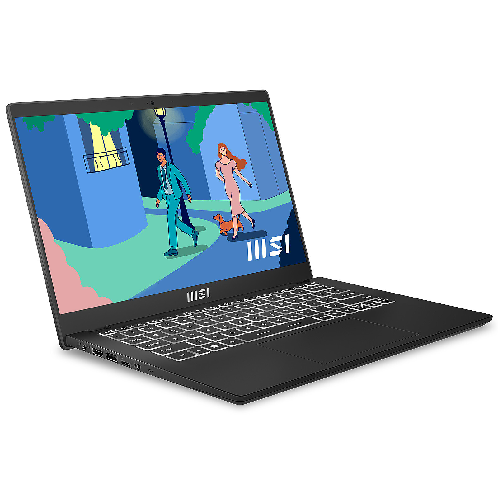 Ordinateurs Portables Msi Modern 14 C7M-217Fr Amd Ryzen 5 8 Go Ram 512 Go SSD 15.4"