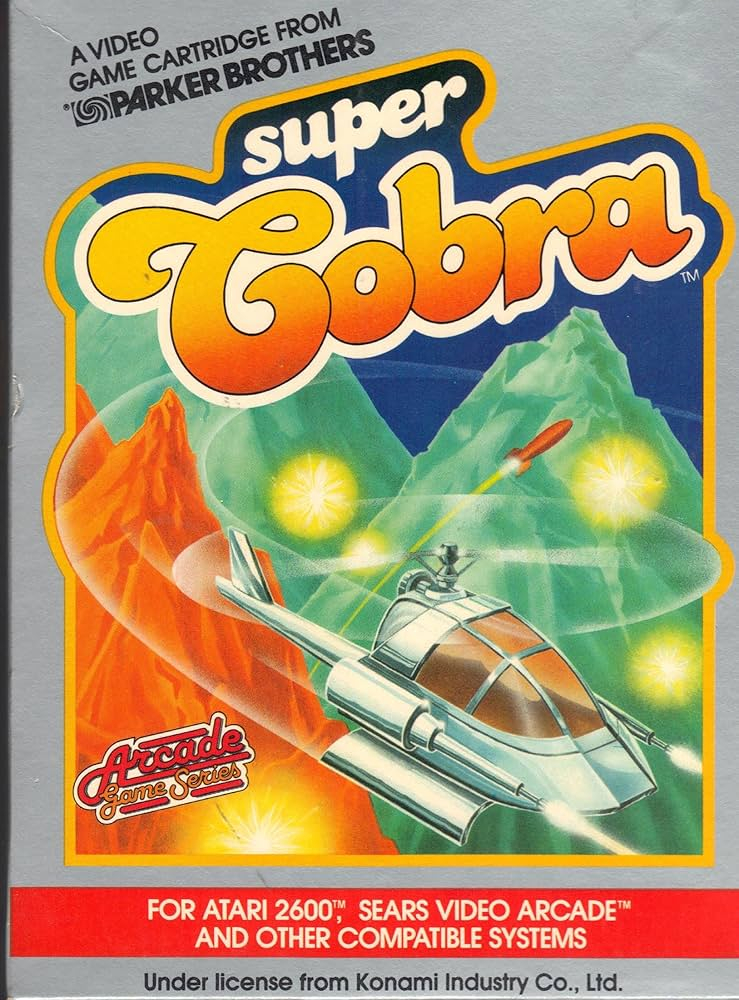 Parker Jeux Vidéo Super Cobra Atari 2600 Atari 2600