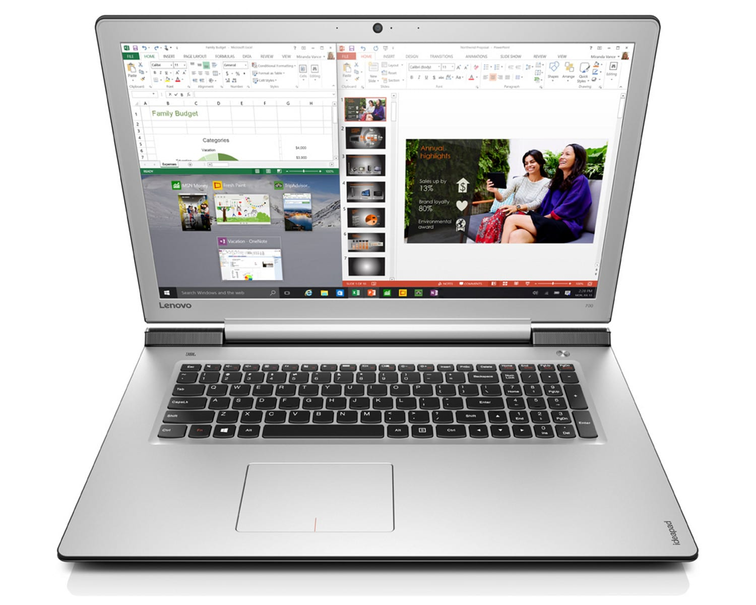Ordinateurs Portables Lenovo Ideapad 700-17Isk i5 8 Go Ram 1 To SSD 17.3"