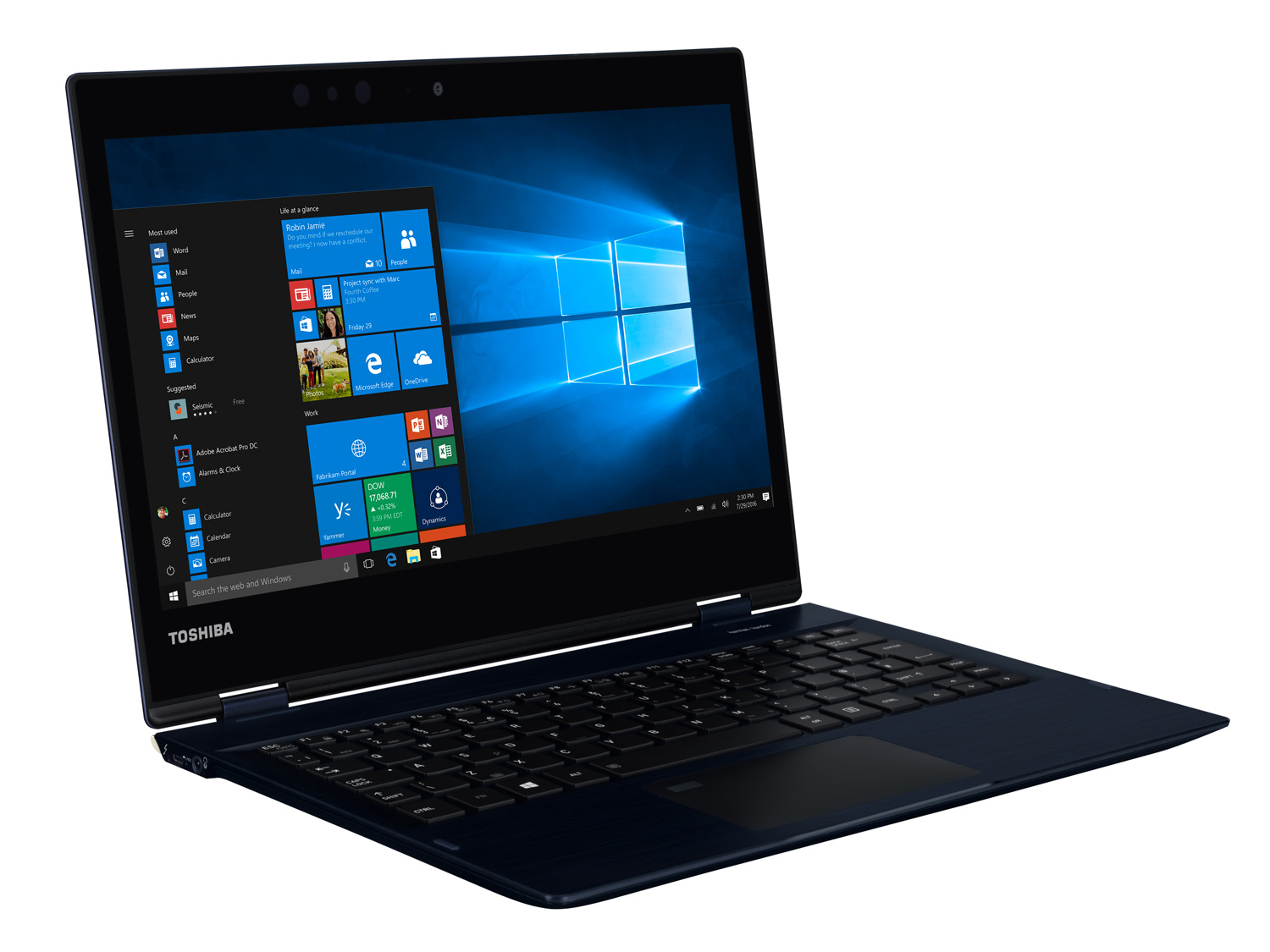 Toshiba Ordinateurs Portables Portégé X20W-D-10V i7 8 Go Ram 512 Go SSD 13.9"