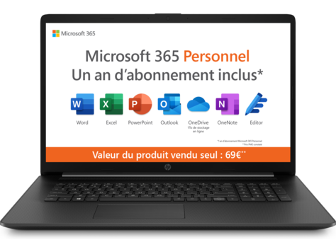 Ordinateurs Portables HP 17-Cp0Xxx Amd Ryzen 5 16 Go Ram 512 Go SSD 17"