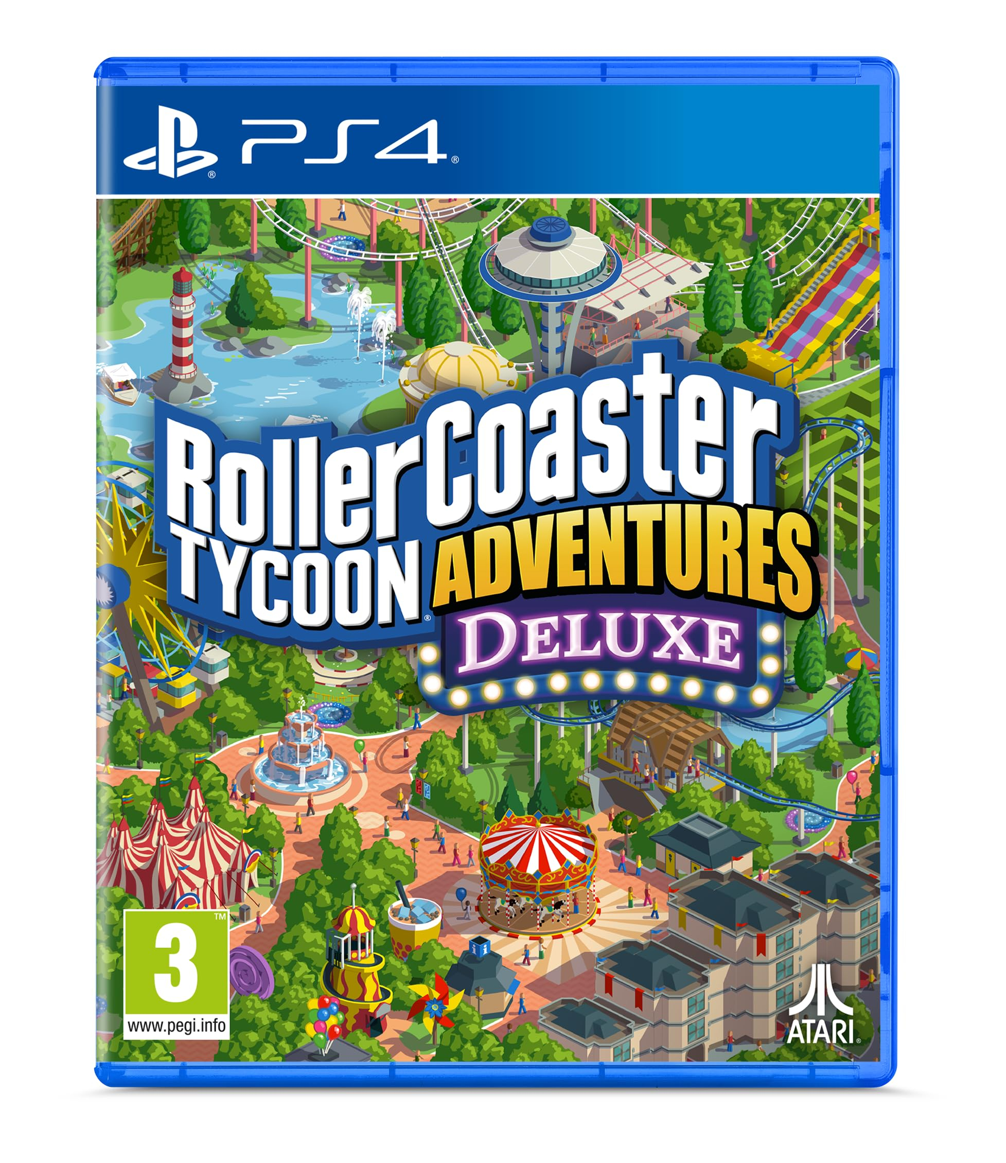 Atari Jeux Vidéo Rollercoaster Tycoon Adventures Deluxe PlayStation 4 (PS4)