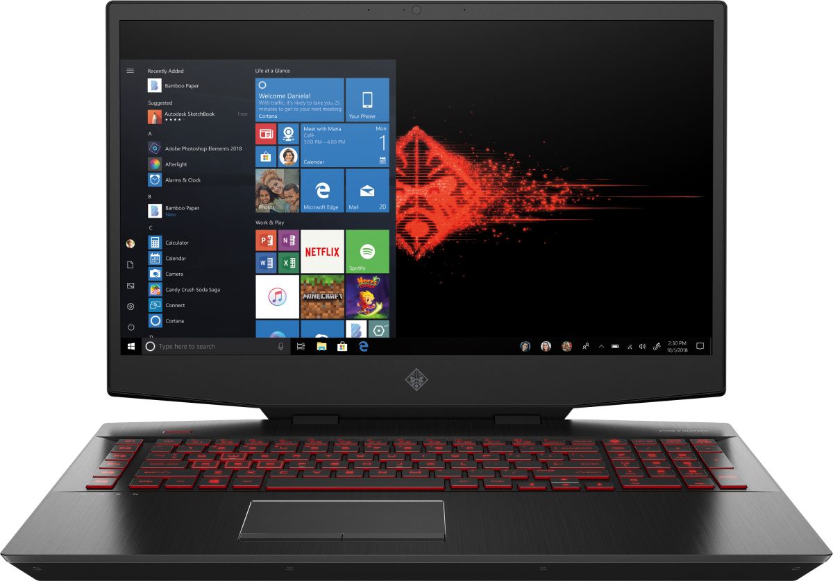 Ordinateurs Portables HP Omen 17-Cb1008Nf i7 16 Go Ram 1 To Hdd 512 Go SSD 17"
